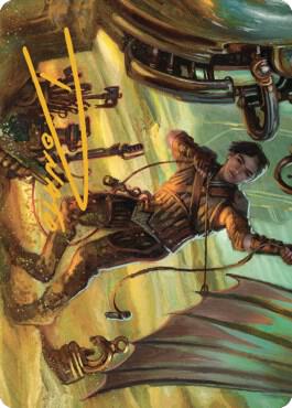 Mishra, Excavation Prodigy Art Card (Gold-Stamped Signature)