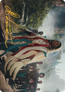 Queen Kayla bin-Kroog Art Card (Gold-Stamped Signature)