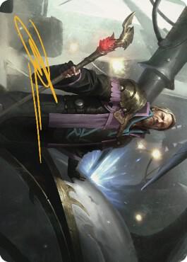Urza, Prince of Kroog Art Card (Gold-Stamped Signature)