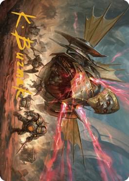 Liberator, Urza's Battlethopter Art Card (Gold-Stamped Signature)