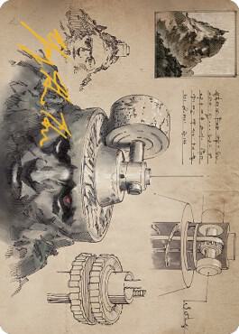 Millstone Art Card (Gold-Stamped Signature)