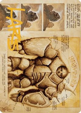 Precursor Golem Art Card (Gold-Stamped Signature)
