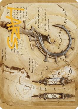 Soul-Guide Lantern Art Card (Gold-Stamped Signature)