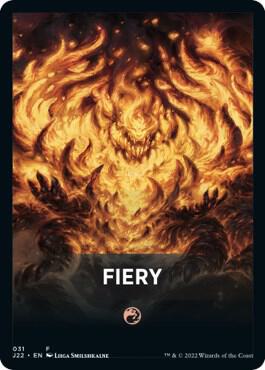 Fiery Theme Card