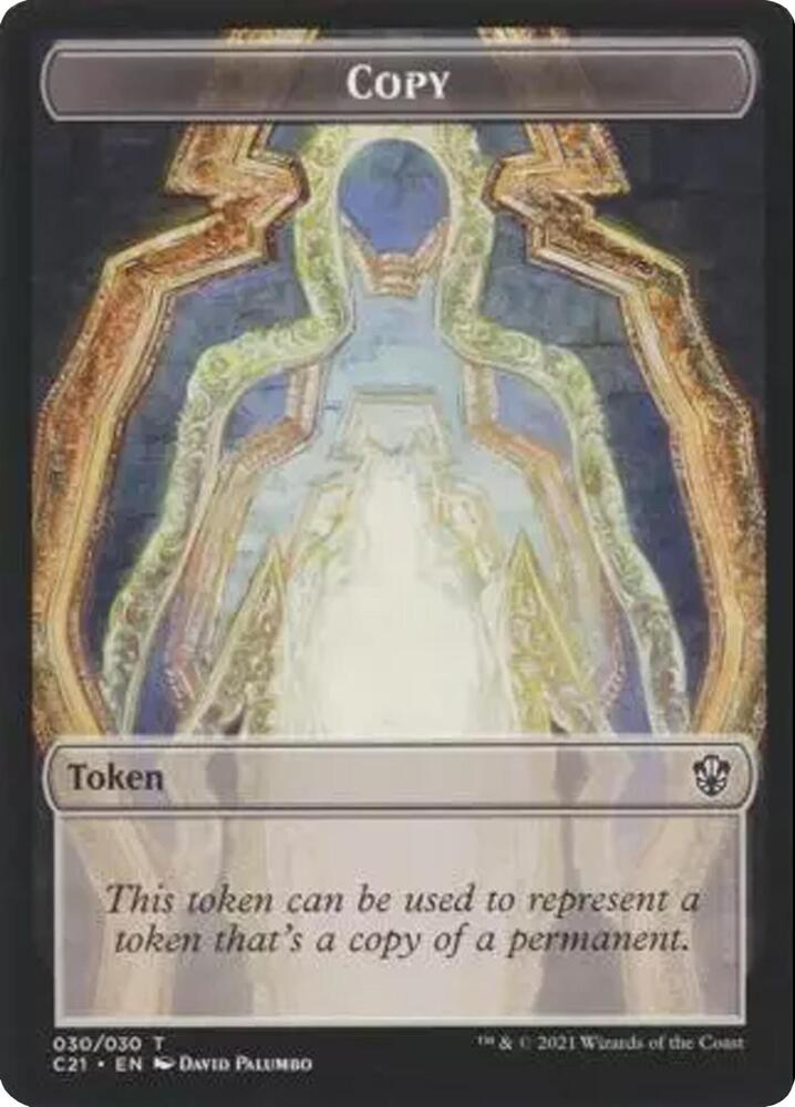 Copy // Land Mine Double-Sided Token (Secret Lair)