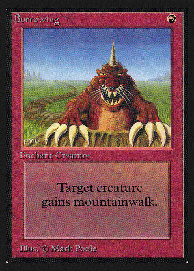 Burrowing (CE)