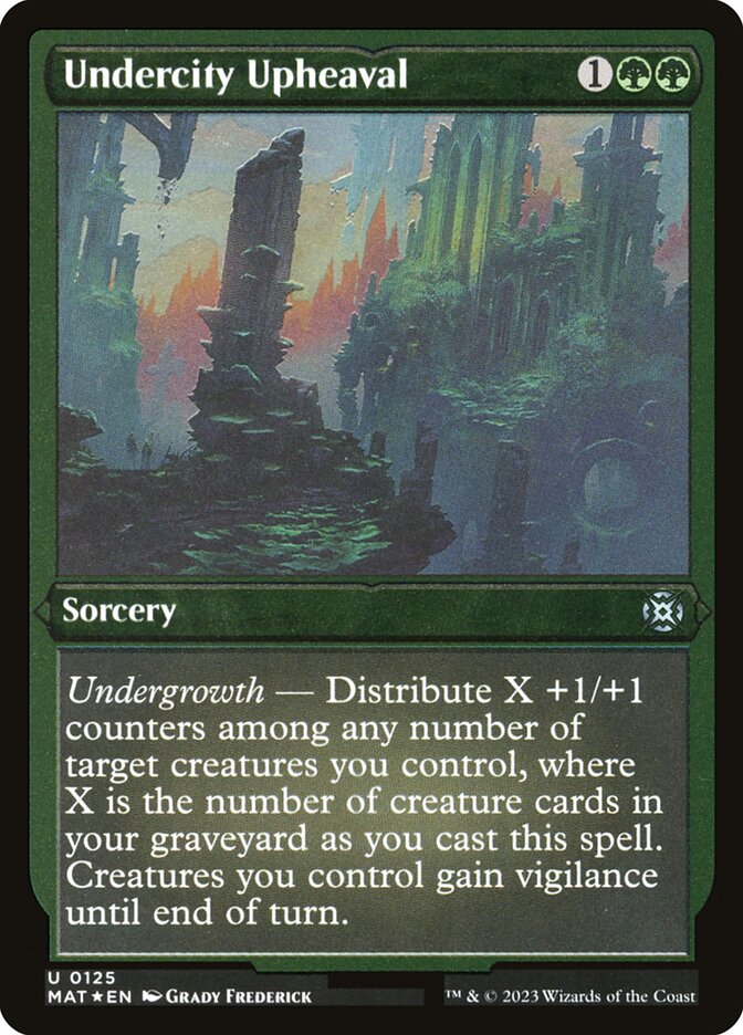 Undercity Upheaval (Foil Etched)