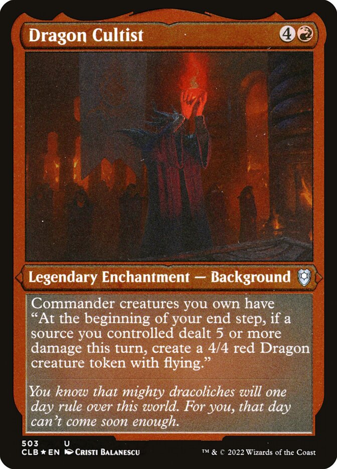 Dragon Cultist (Foil Etched)