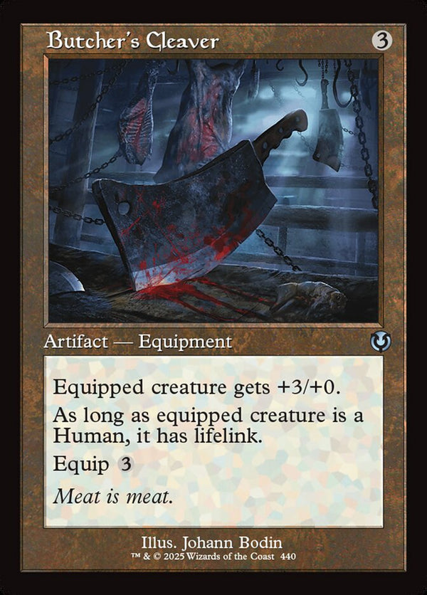 Butcher's Cleaver (Retro Frame) - Magic: The Gathering