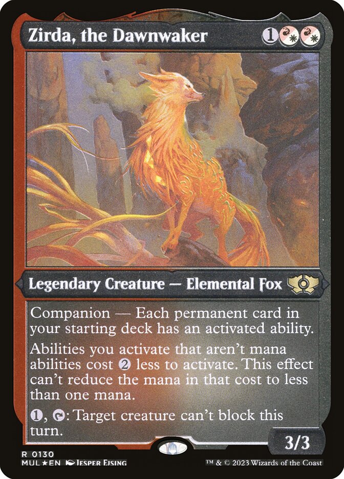 Zirda, the Dawnwaker (Foil Etched)