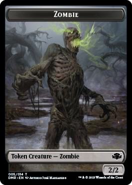 Zombie // Cat (008) Double-Sided Token