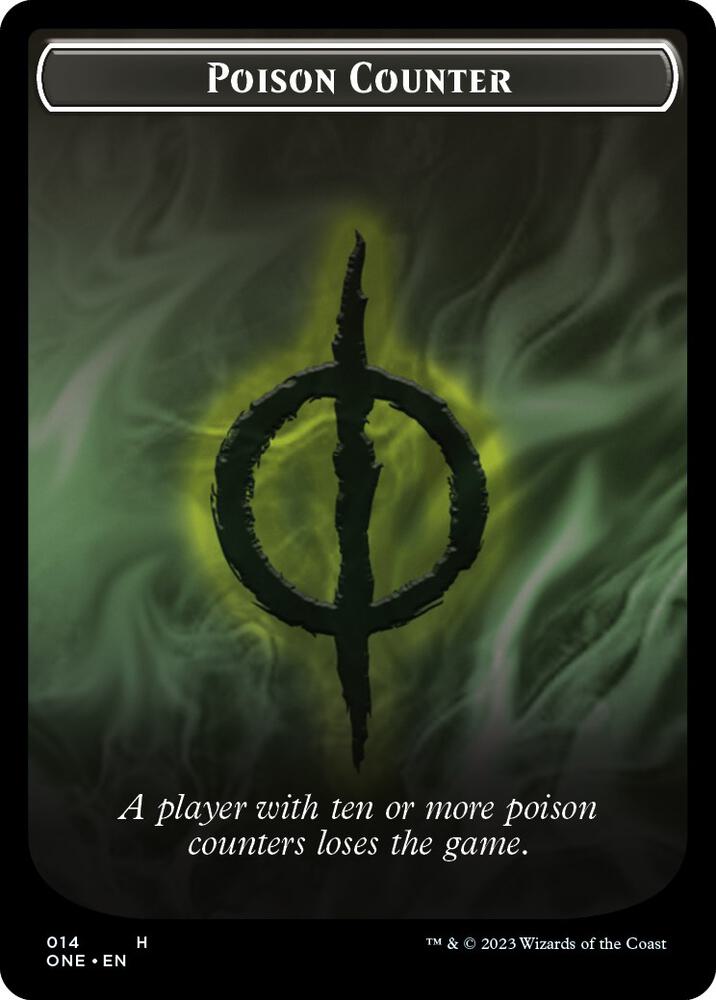Poison Counter // Phyrexian Mite Double-sided Token