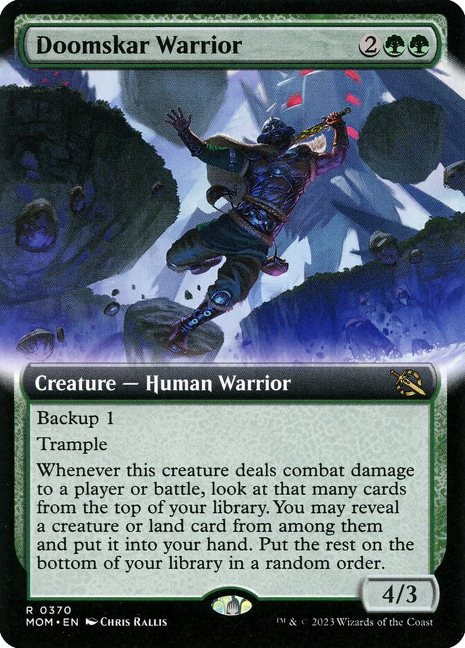 Doomskar Warrior (Extended Art)