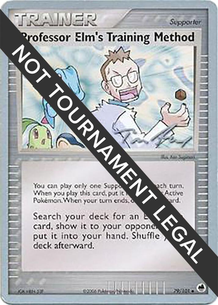 Professor Elm's Training Method - 2007 (Tom Roos)