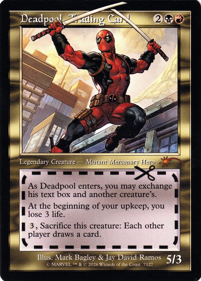 Deadpool, Trading Card (7127)