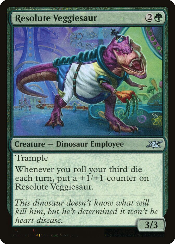 Resolute Veggiesaur (Galaxy Foil)