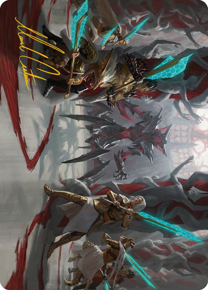 Goldwardens' Gambit Art Card (Gold-Stamped Signature)