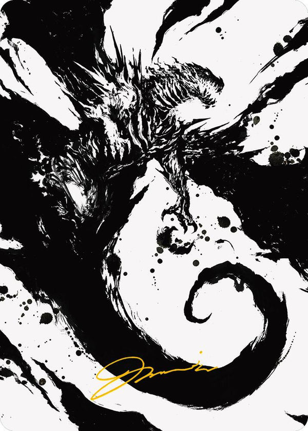Capricious Hellraiser Art Card (Gold-Stamped Signature) - Magic: The Gathering