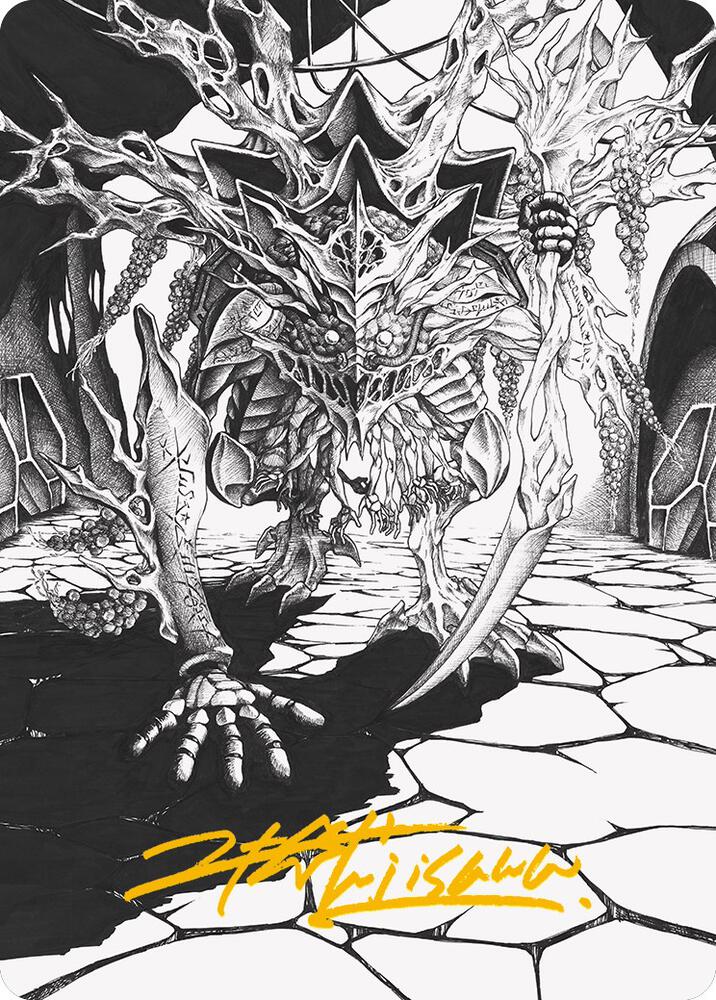 Thrun, Breaker of Silence Art Card (Gold-Stamped Signature)