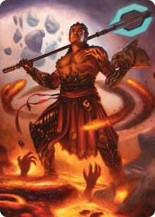 Koth, Fire of Resistance Art Card