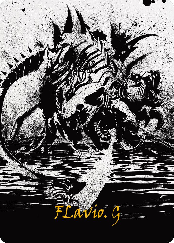 Karumonix, the Rat King Art Card (Gold-Stamped Signature)