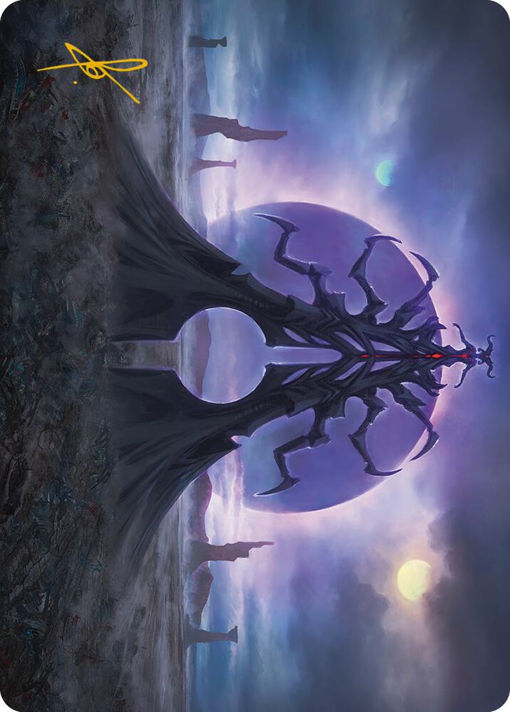 Black Sun's Twilight Art Card (Gold-Stamped Signature)