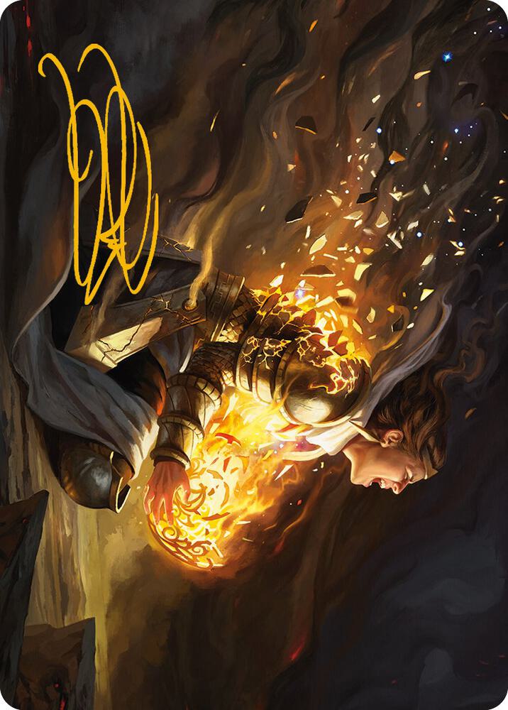 Vanish into Eternity Art Card (Gold-Stamped Signature)