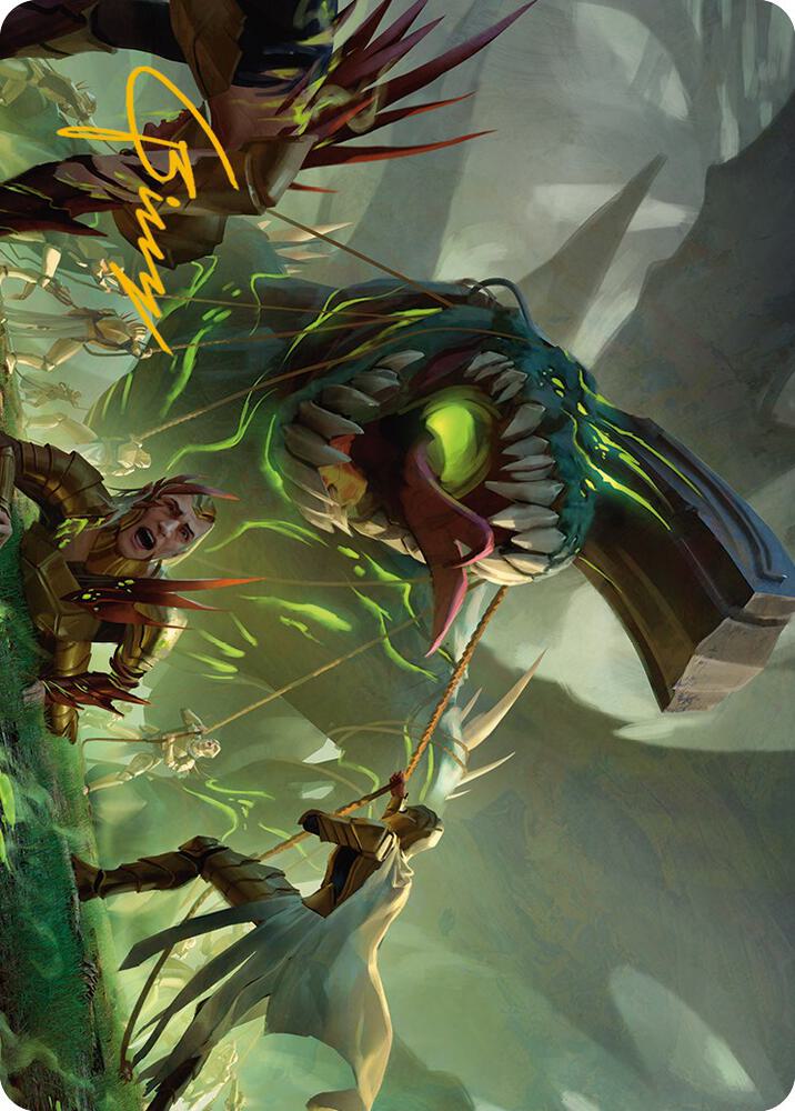 Noxious Assault Art Card (Gold-Stamped Signature)