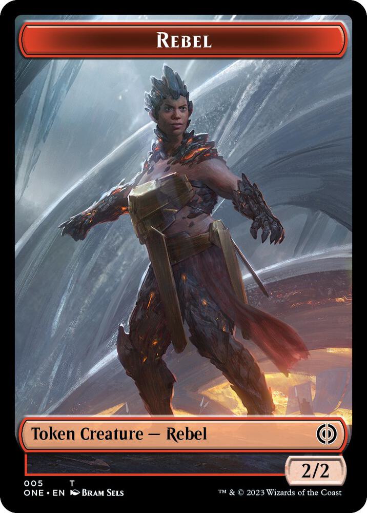 Rebel // The Hollow Sentinel Double-sided Token