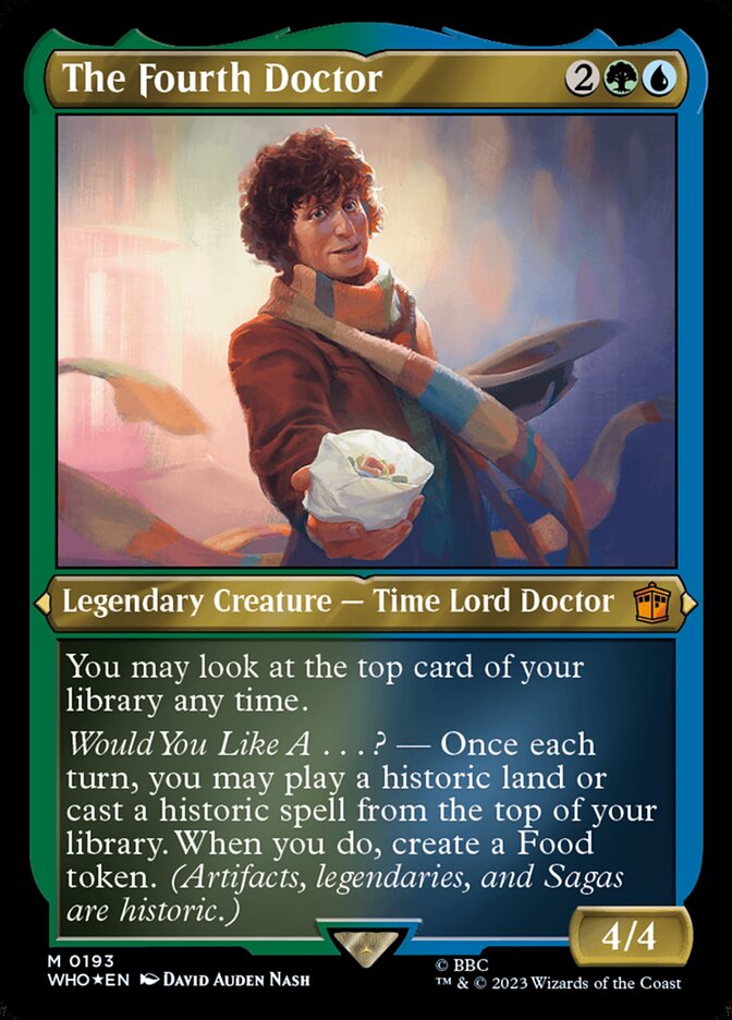 The Fourth Doctor (Display Commander) - Thick Stock