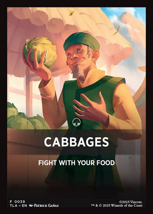 Cabbages Theme Card - Magic: The Gathering