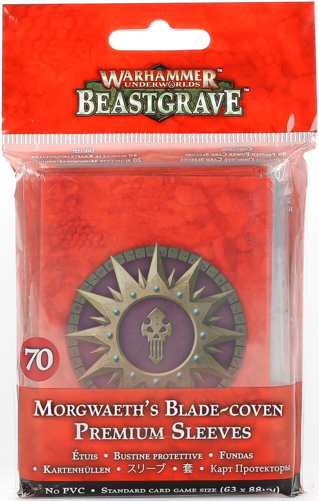 Warhammer: Underworlds - Beastgrave: Morgwaeth's Blade-Coven Premium Sleeves (70-pack)
