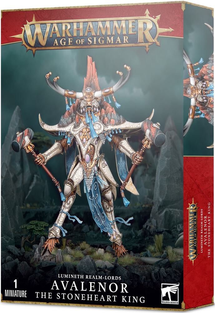 Warhammer: Age of Sigmar - Lumineth Realm-Lords: Avalenor the Stoneheart King