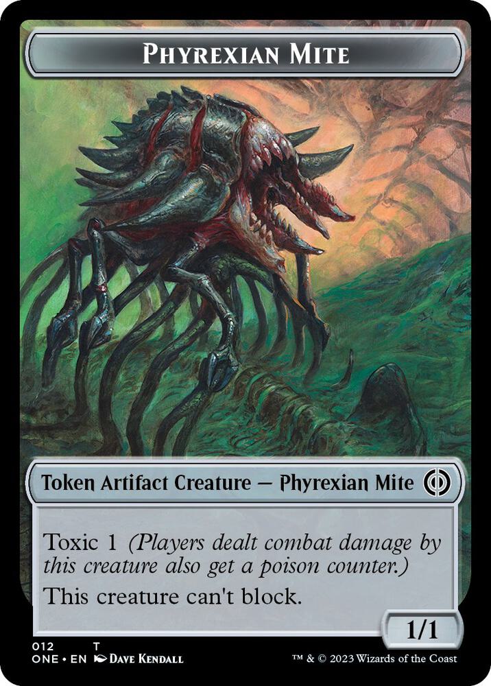 Phyrexian Mite (012) // Drone Double-Sided Token