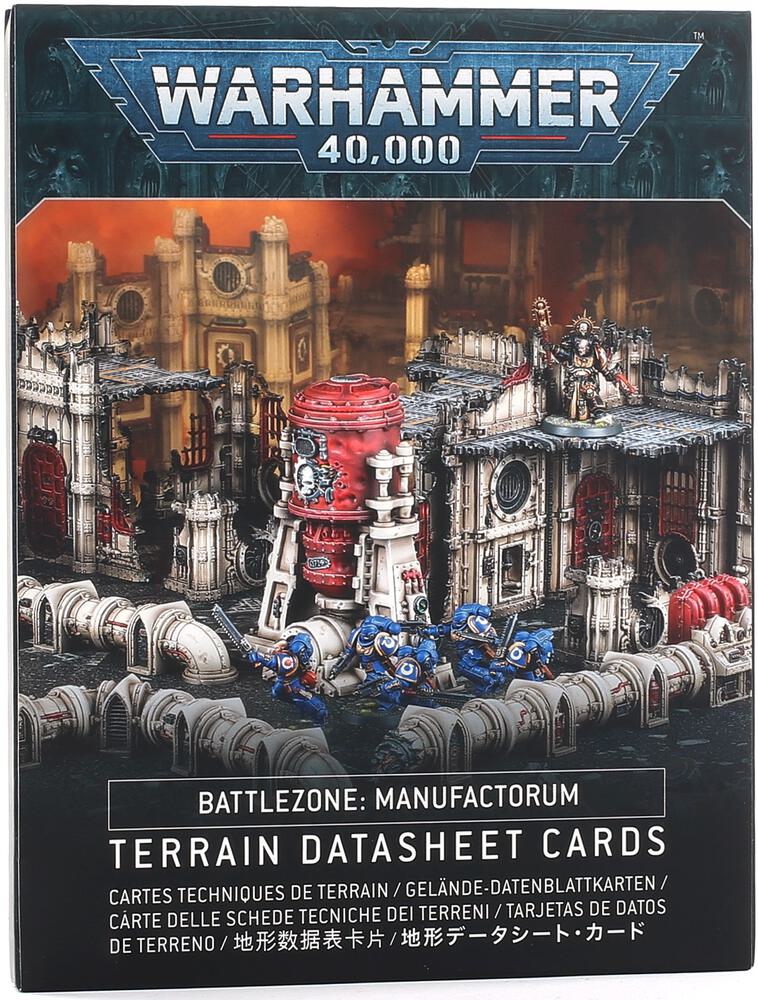 Warhammer 40K: Batllezone: Manufactorum - Datasheet Cards