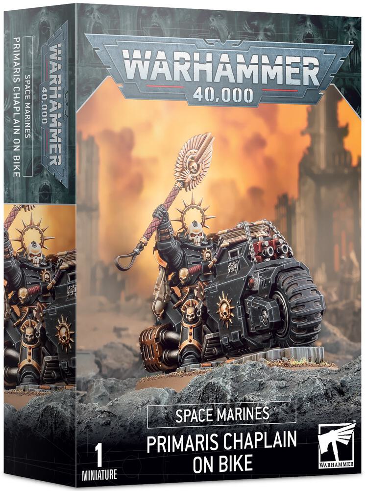 Warhammer 40K - Space Marines: Primaris Chaplain on Bike
