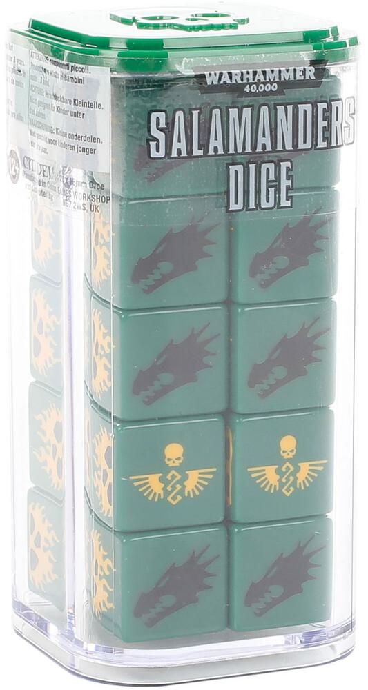 Warhammer: 40K - Space Marines: Salamanders Dice (20 - Pack)