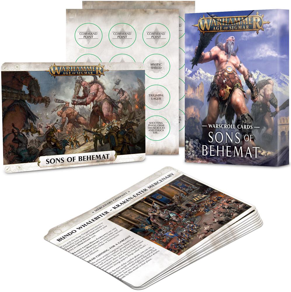 Warhammer: Age of Sigmar - Warscroll Cards: Sons of Behemat