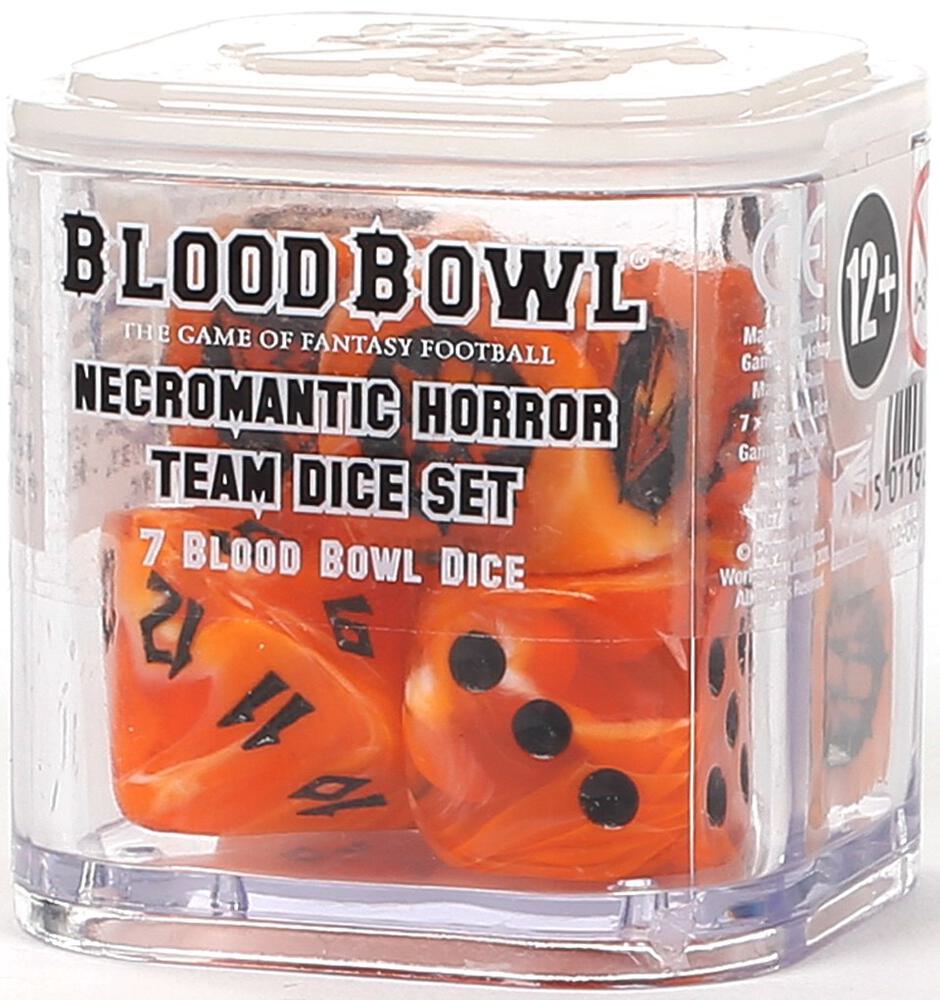Blood Bowl: Necromantic Horror Team Dice Set (7-Pack)