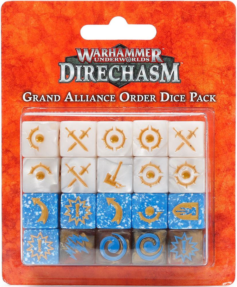 Warhammer: Underworlds - Grand Alliance Order Dice Pack (20-Pack)