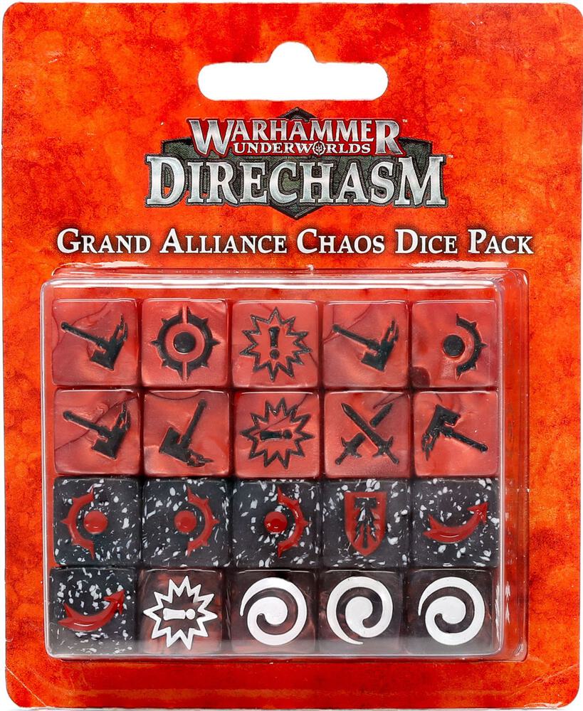 Warhammer: Underworlds - Grand Alliance Chaos Dice Pack (20-Pack)