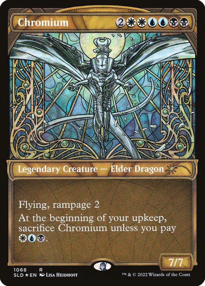 Chromium (Stained Glass) (Textured Foil)