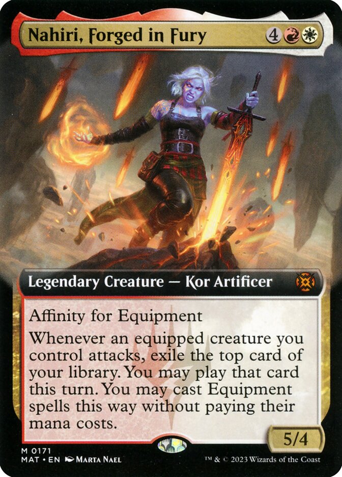 Nahiri, Forged in Fury (Extended Art)