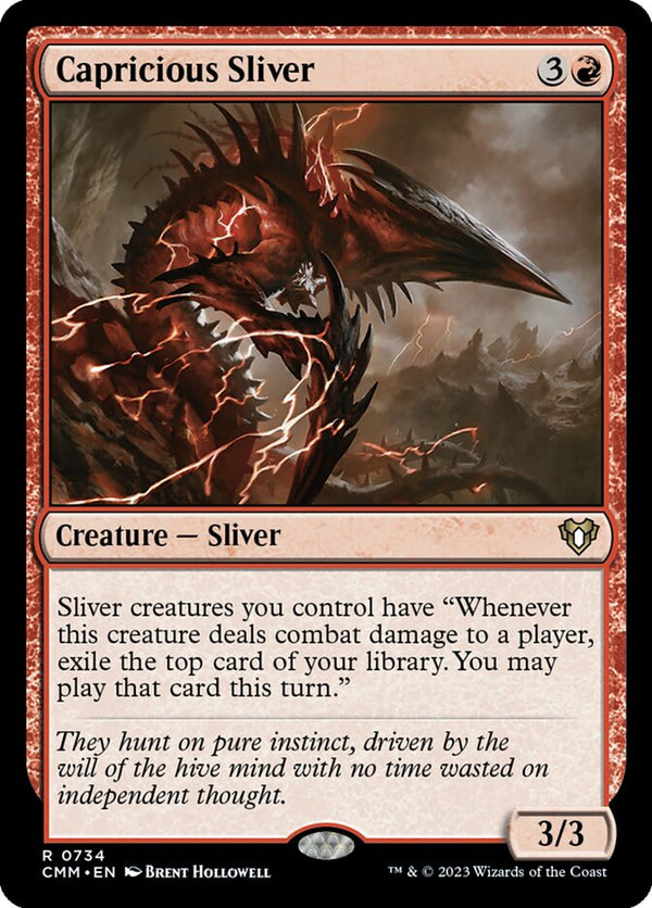 Capricious Sliver - Magic: The Gathering