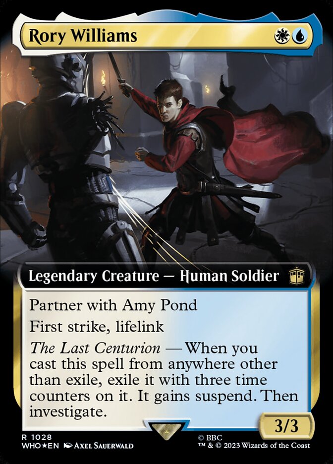 Rory Williams (Extended Art) (Surge Foil)