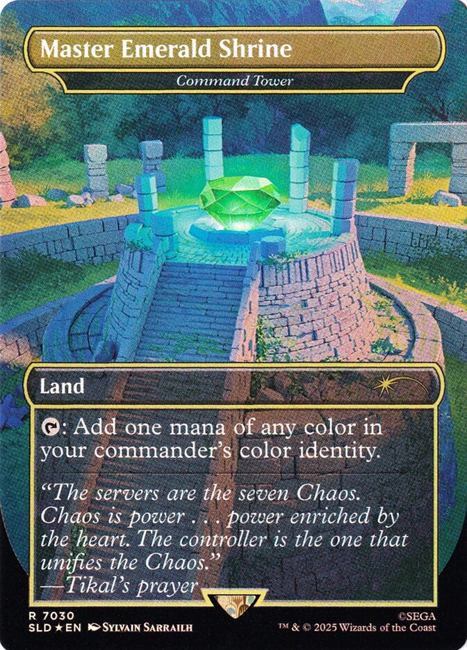 Master Emerald Shrine - Command Tower (7030) (Rainbow Foil)