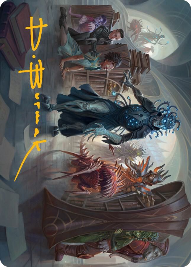 Invasion of Arcavios Art Card (Gold-Stamped Signature)