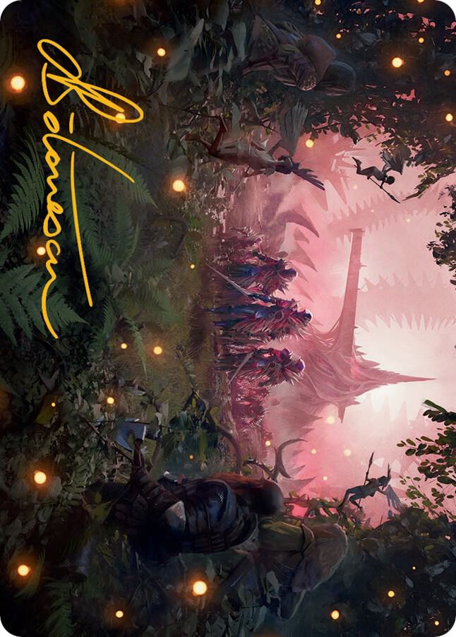 Invasion of Eldraine Art Card (Gold-Stamped Signature)