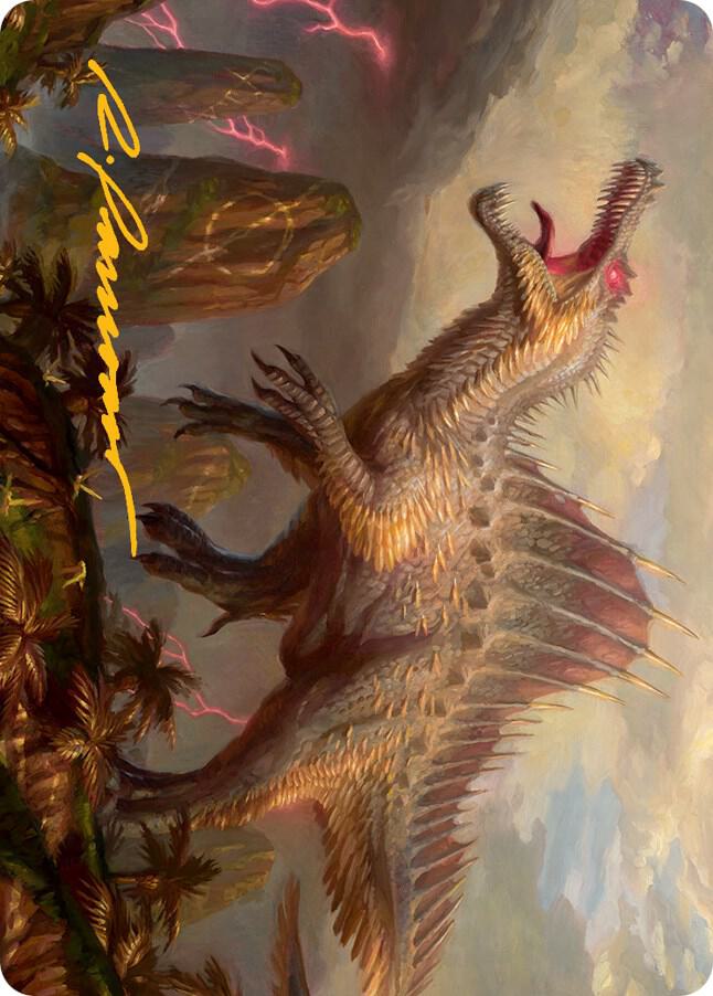 Etali, Primal Conqueror Art Card (Gold-Stamped Signature)