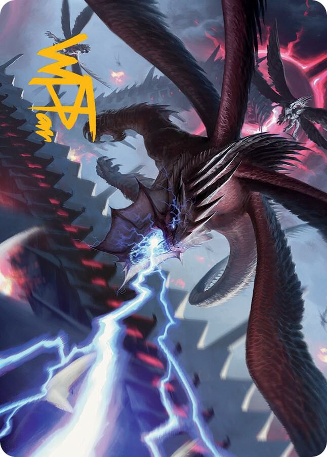 Defiant Thundermaw Art Card (Gold-Stamped Signature)